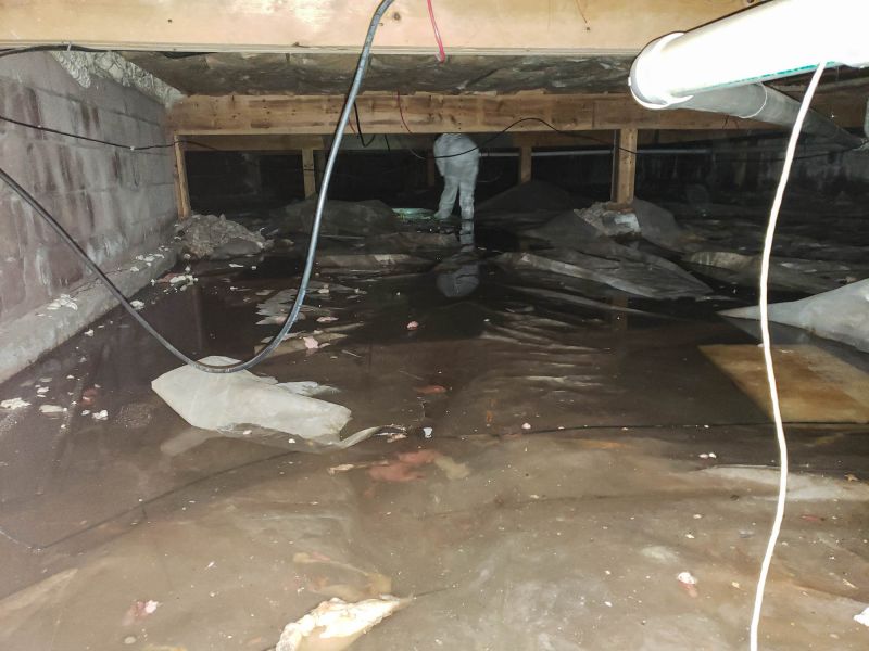 Unsealed Crawlspace